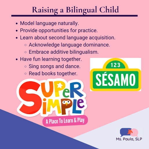 Bilingual Speech Therapy for Kids | Ms Paula SLP